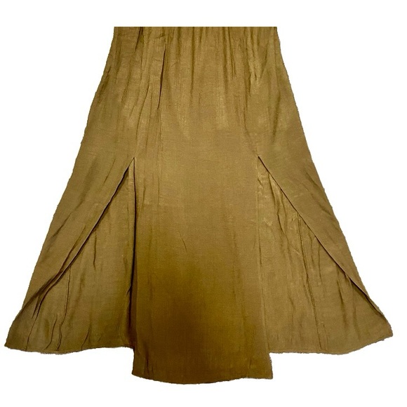 Cato Crochet Top Maxi Dress 👗 Sz L Brown Green & Pink NWOT - Picture 2 of 8